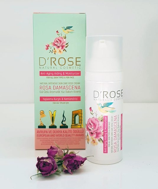D'ROSE Rosa Damascena Gül Özlü Aromatik Yüz Bakım Kremi - Görsel 2