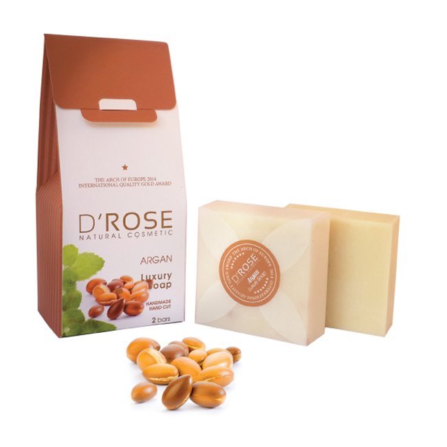 D'ROSE Argan Sabunu 2'li Paket