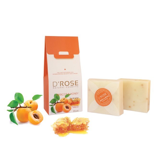 D'ROSE Kayısı & Bal Sabunu 2'li Paket